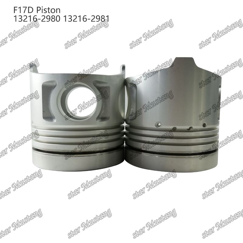 Piston F17D Yanma odası 69mm 13216-2980 13216-2981 Hino Dizel Motoru Tamir Parçası için
