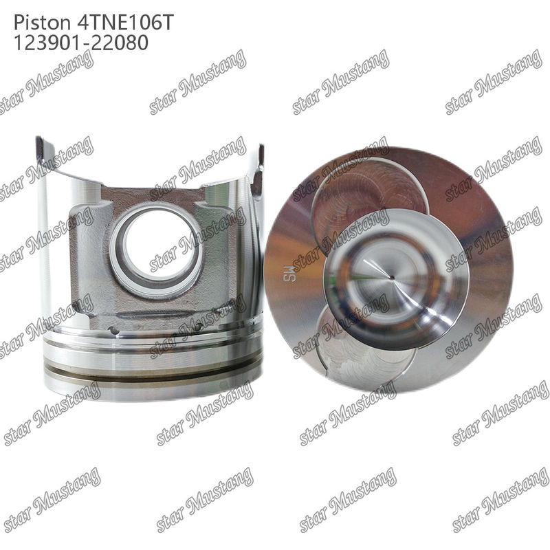 Yanmar Dizel Motoru Tamir Parçaları için Valf Baskılı Piston 4TNE106T 123901-22080