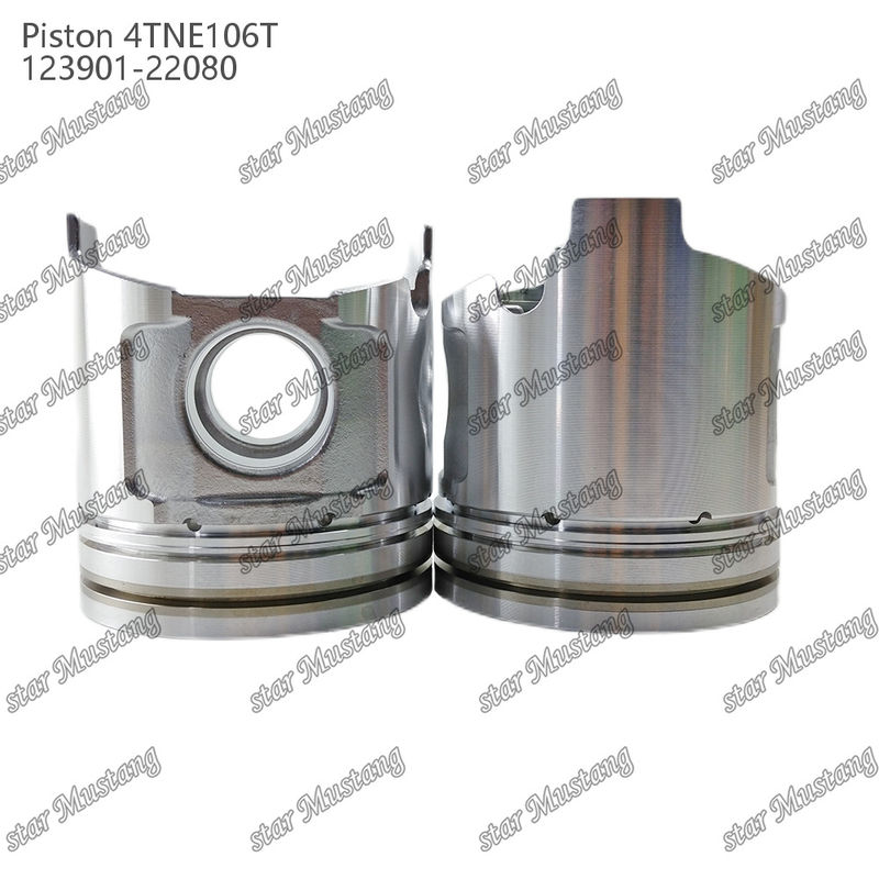 Yanmar Dizel Motoru Tamir Parçaları için Valf Baskılı Piston 4TNE106T 123901-22080
