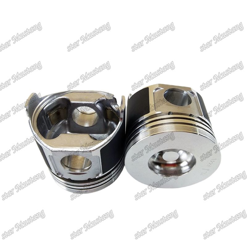 Piston S4D84E-5 4TNV84 Yüksekliği 84mm Yanma odası Boyutu 41.3mm 129508-22080 Yanmar Dizel Motoru Tamir Parçası için
