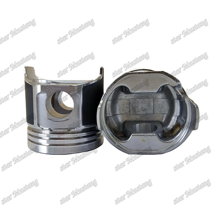 Piston S4D84E-5 4TNV84 Yüksekliği 84mm Yanma odası Boyutu 41.3mm 129508-22080 Yanmar Dizel Motoru Tamir Parçası için