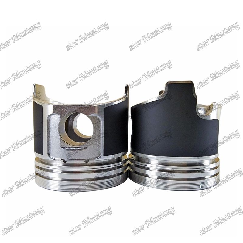 Piston S4D84E-5 4TNV84 Yüksekliği 84mm Yanma odası Boyutu 41.3mm 129508-22080 Yanmar Dizel Motoru Tamir Parçası için