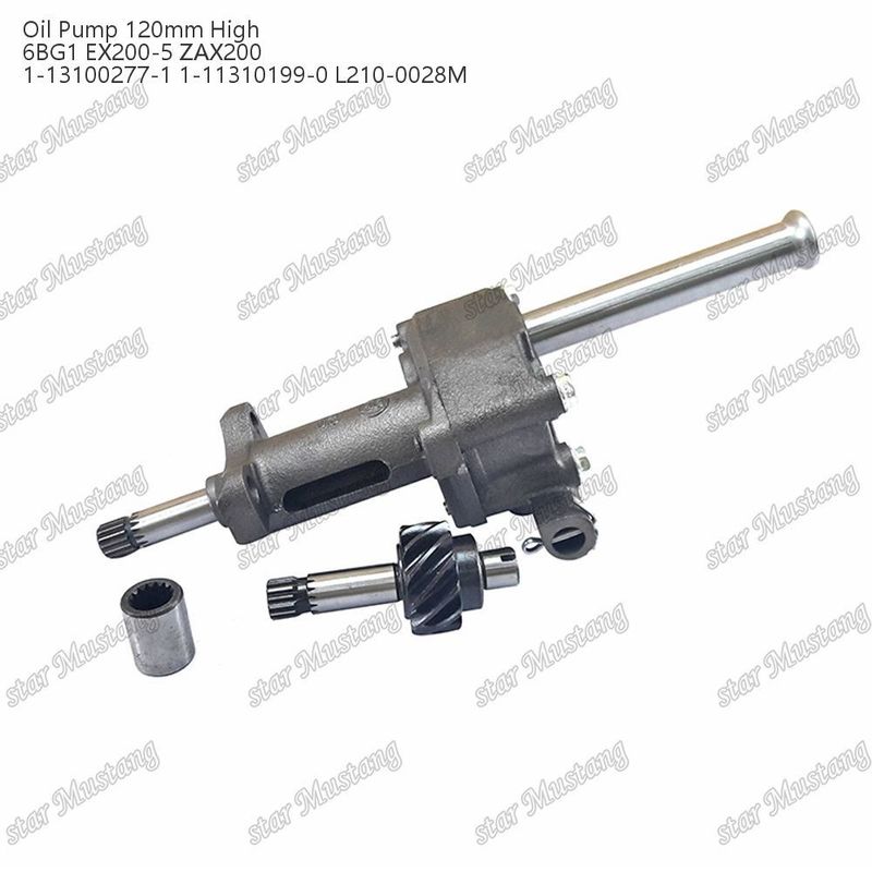 Yağ pompası 6BG1 120mm Yüksek EX200-5 ZAX200 1-13100277-1 1-13100204-1 Isuzu Motor yedek parçaları için