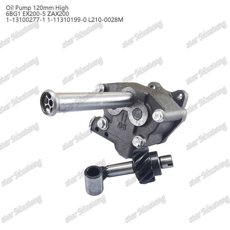 Yağ pompası 6BG1 120mm Yüksek EX200-5 ZAX200 1-13100277-1 1-13100204-1 Isuzu Motor yedek parçaları için