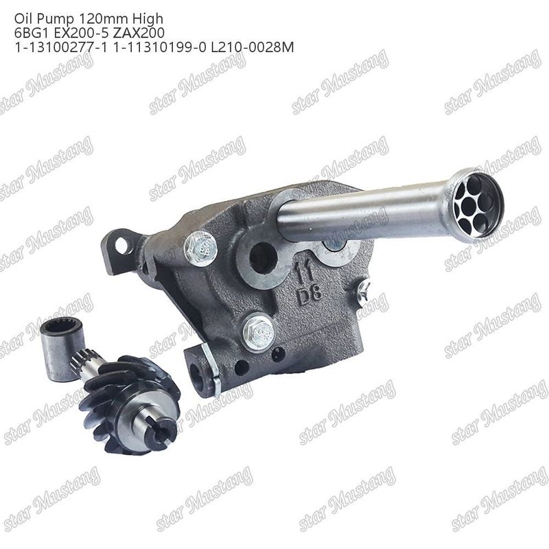 Yağ pompası 6BG1 120mm Yüksek EX200-5 ZAX200 1-13100277-1 1-13100204-1 Isuzu Motor yedek parçaları için
