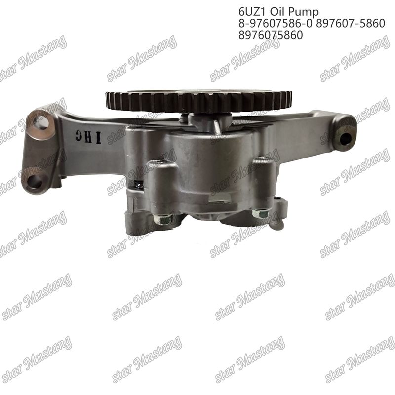 Yağ pompası 6UZ1 8-97607586-0 897607-5860 8976075860 Isuzu motor yedek parçaları için