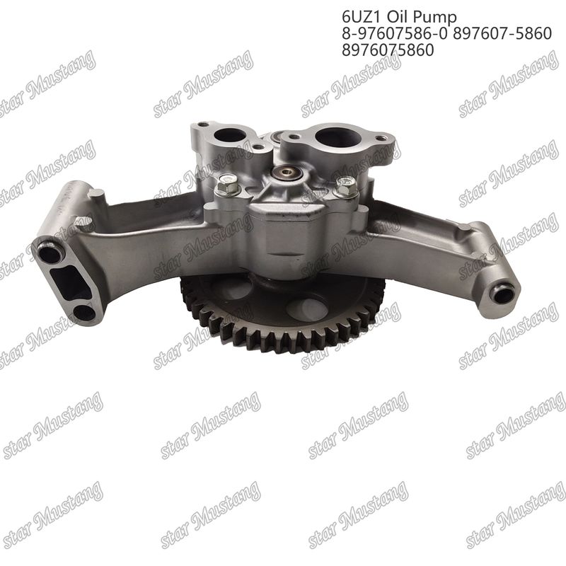 Yağ pompası 6UZ1 8-97607586-0 897607-5860 8976075860 Isuzu motor yedek parçaları için