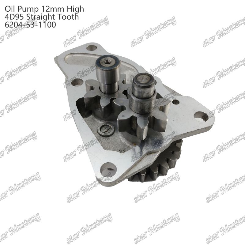 Yağ pompası 4D95 12mm Yüksek Düz Dişler 6204-53-1100 Isuzu Motor yedek parçaları için