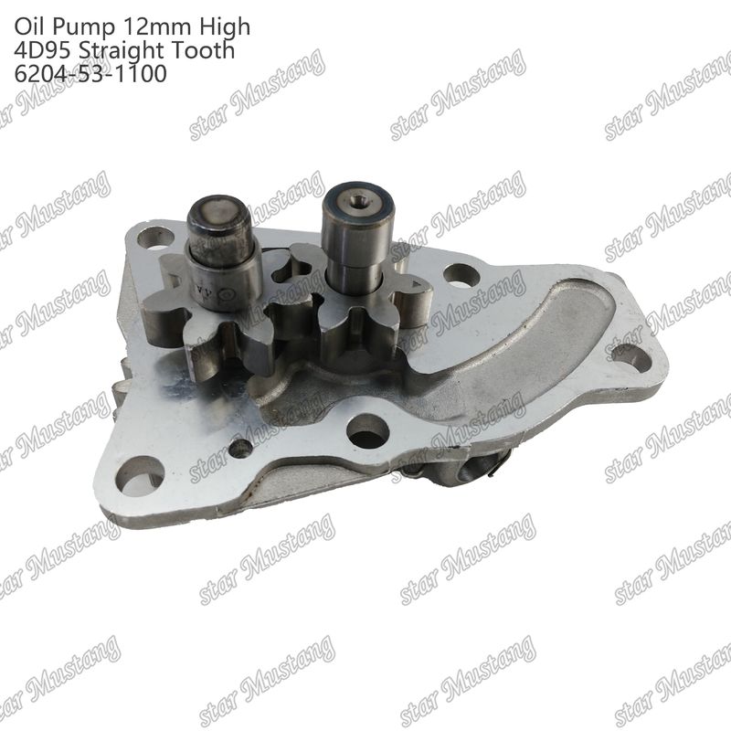 Yağ pompası 4D95 12mm Yüksek Düz Dişler 6204-53-1100 Isuzu Motor yedek parçaları için