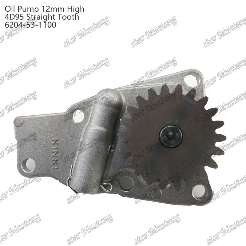 Yağ pompası 4D95 12mm Yüksek Düz Dişler 6204-53-1100 Isuzu Motor yedek parçaları için