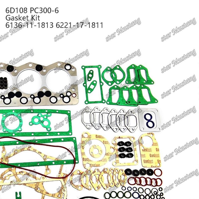 Komatsu Dizel Motoru Tamir Parçaları için Tam Dayanım Kütesi 6D108 PC300-6 6136-11-1813 6221-17-1811 Dayanım Kütesi
