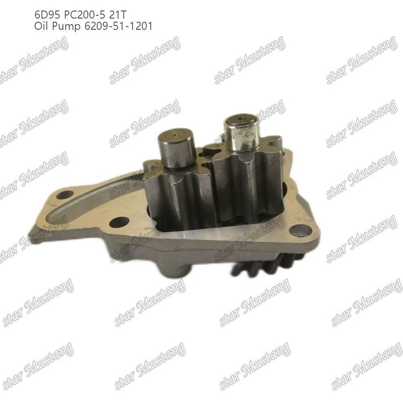Kumatsu Motor yedek parçaları için yağ pompası 6D95 PC200-5 21T 6209-51-1201