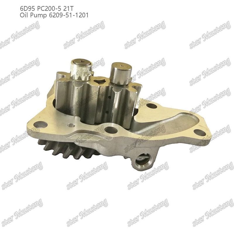 Kumatsu Motor yedek parçaları için yağ pompası 6D95 PC200-5 21T 6209-51-1201