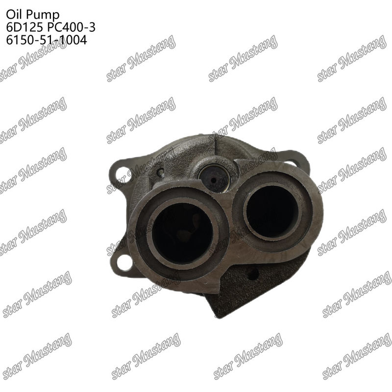 Kumatsu Motor yedek parçaları için yağ pompası 6D125 PC400-3 Flat 6150-51-1004