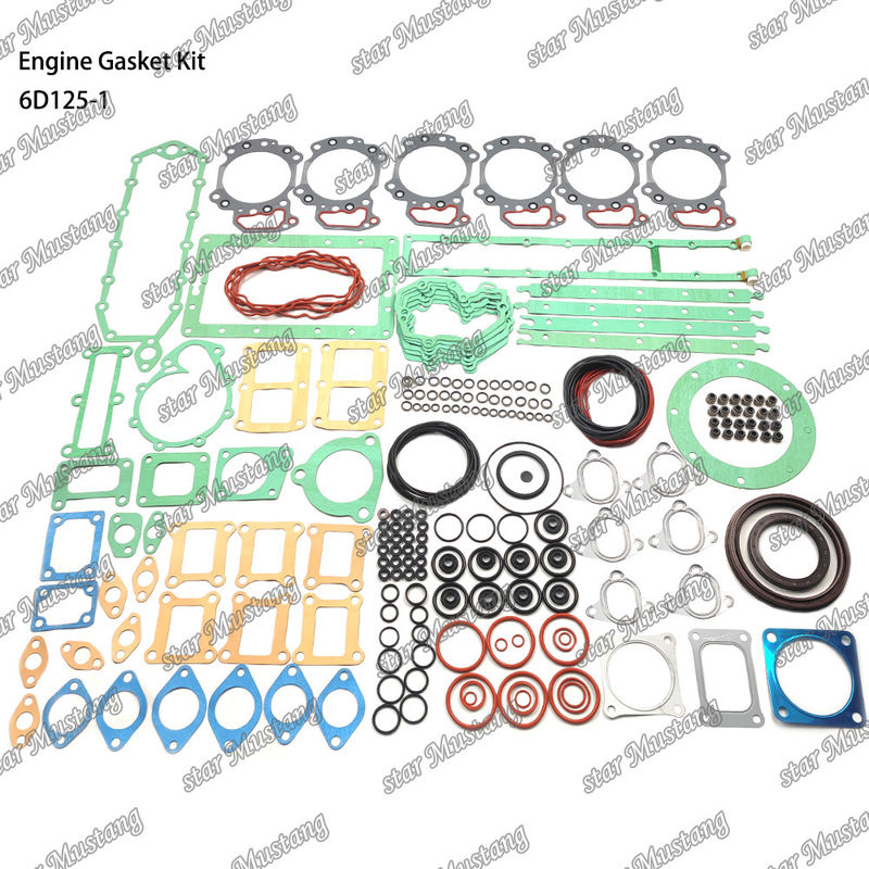 Komatsu Dizel Motoru Tamir Parçaları İçin Tam Dayanıştırma Kits 6D125-1 Dayanıştırma Seti