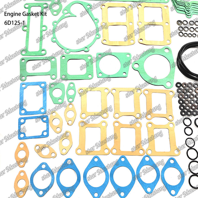 Komatsu Dizel Motoru Tamir Parçaları İçin Tam Dayanıştırma Kits 6D125-1 Dayanıştırma Seti