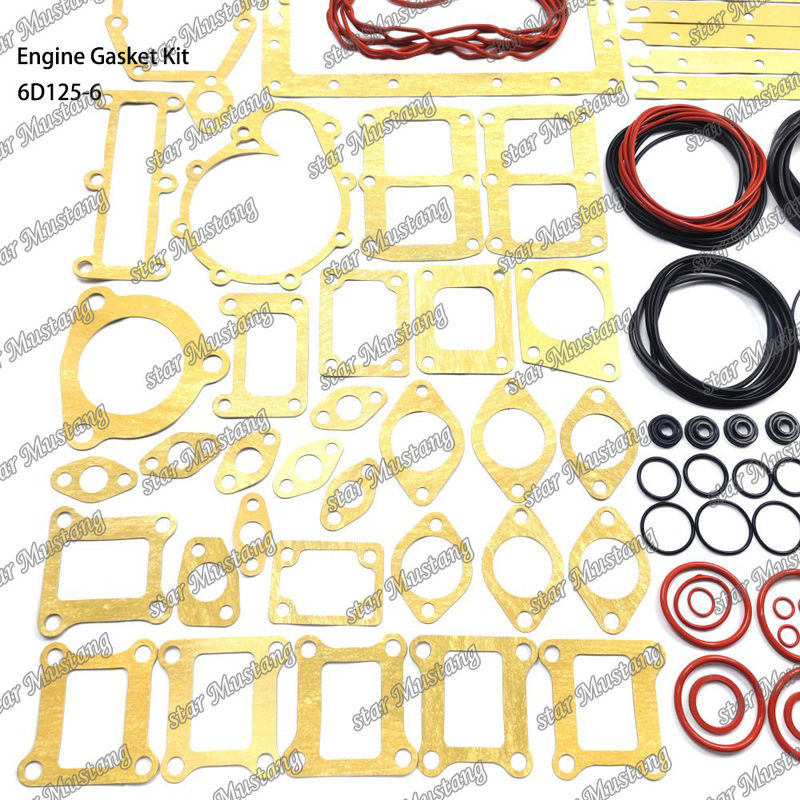 Komatsu Dizel Motoru Tamir Parçaları İçin Tam Dayanıştırma Kits 6D125-6 Dayanıştırma Seti