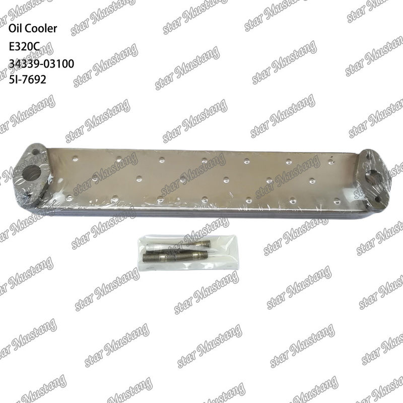 Yağ soğutucu E320C 4P 34339-03100 5I-7692 Caterpillar Motor yedek parçaları için