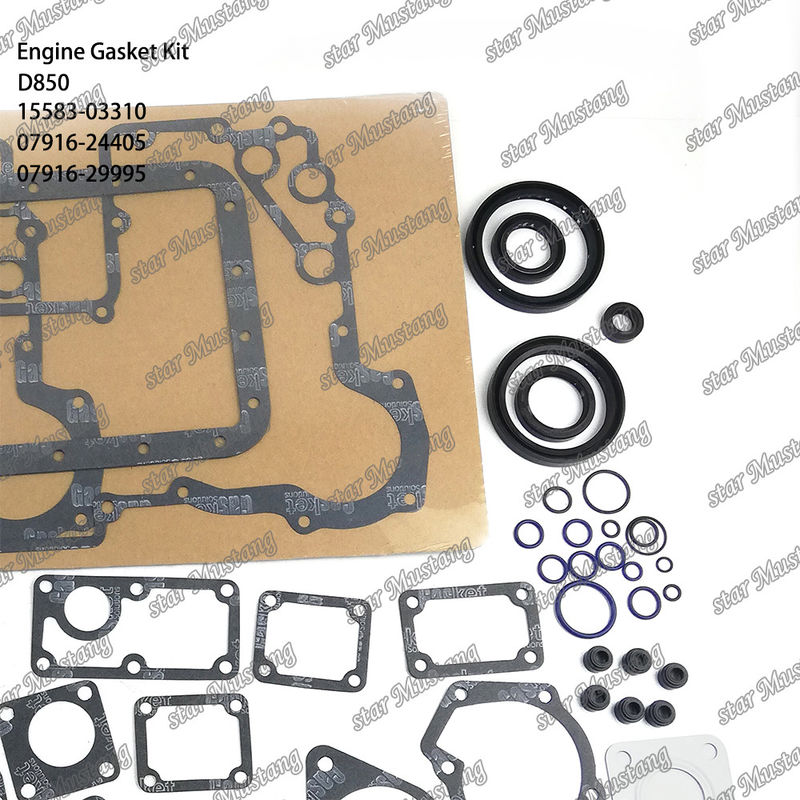 D850 Tam Gasketi Set Baş Gasketi 15583-03310 Üst 07916-24405 Alt 07916-29995 Kubota için Uygun