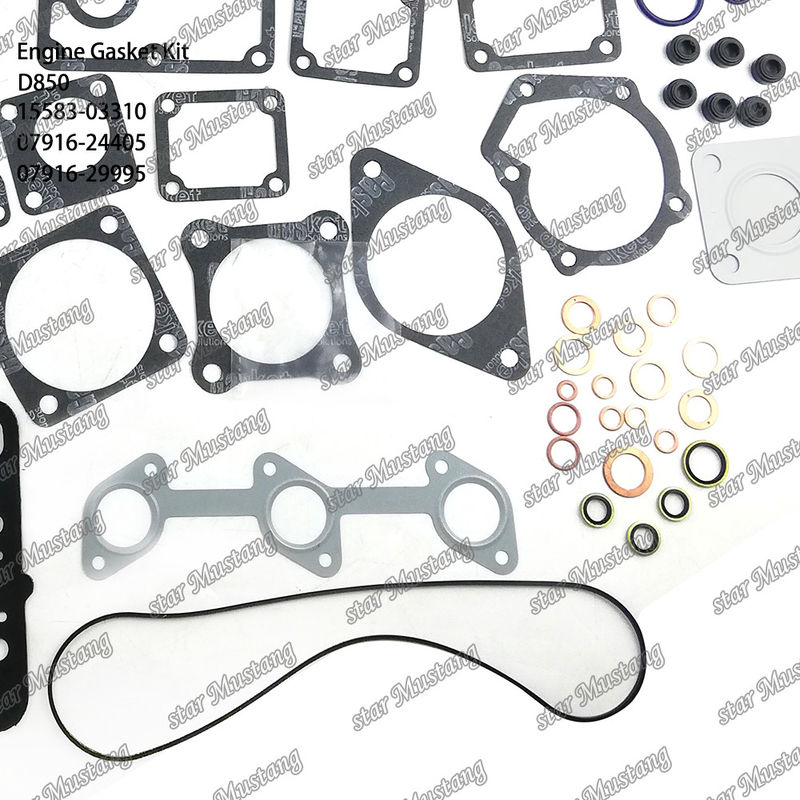 D850 Tam Gasketi Set Baş Gasketi 15583-03310 Üst 07916-24405 Alt 07916-29995 Kubota için Uygun