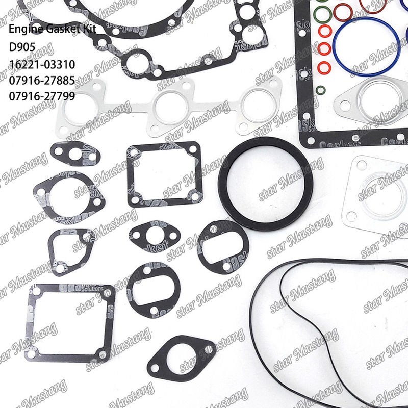 D905 Tam Gaskett Set Baş Gasketi 16221-03310 Üst 07916-27885 Alt 07916-27799 Kubota için Uygun