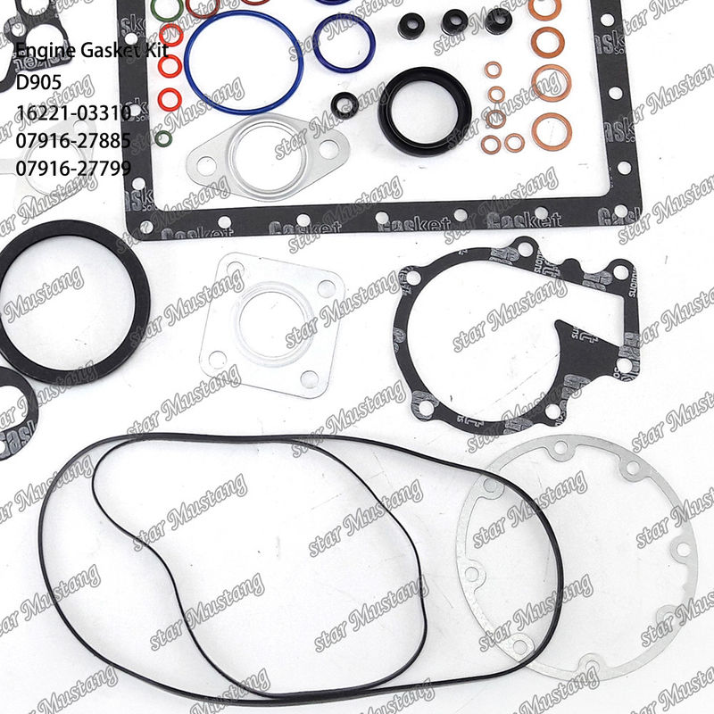 D905 Tam Gaskett Set Baş Gasketi 16221-03310 Üst 07916-27885 Alt 07916-27799 Kubota için Uygun