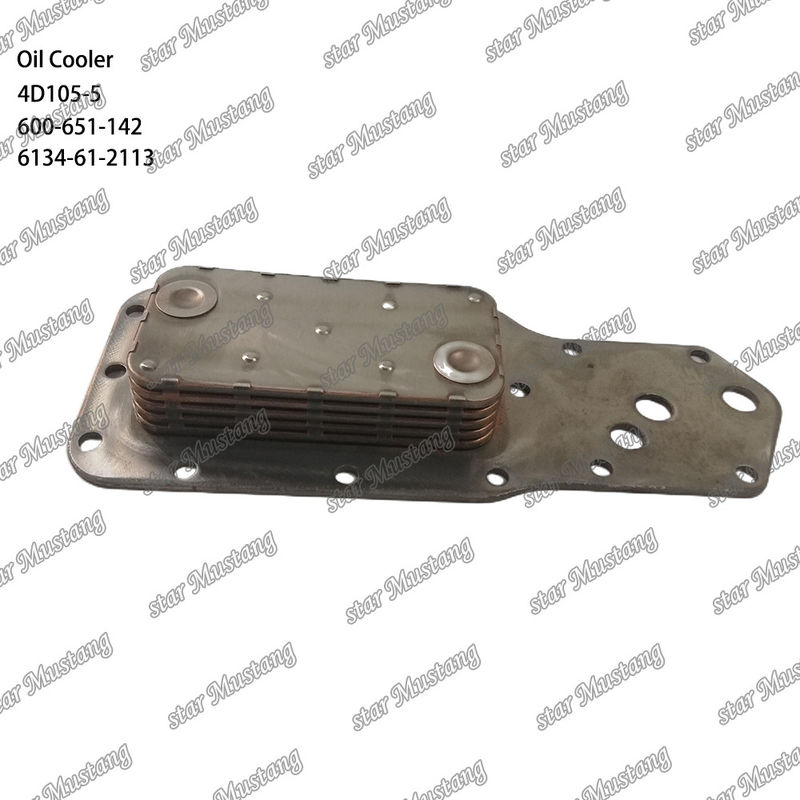 KUMATSU Motor yedek parçaları için yağ soğutucu 4D105-5 600-651-142 6134-61-2113
