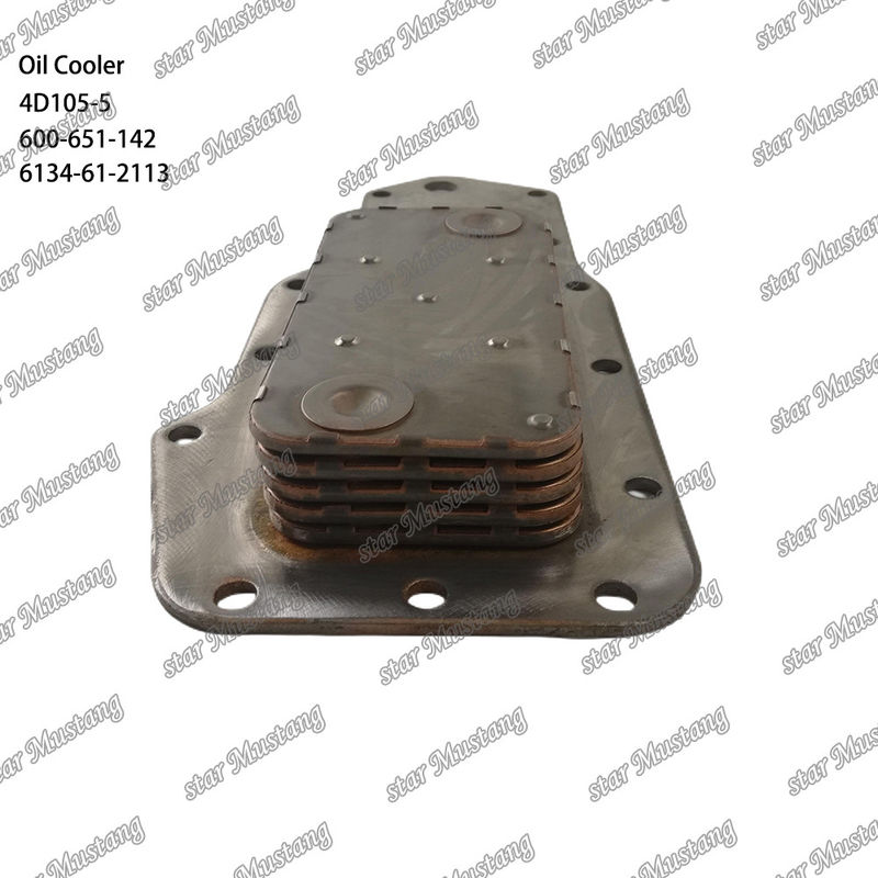 KUMATSU Motor yedek parçaları için yağ soğutucu 4D105-5 600-651-142 6134-61-2113