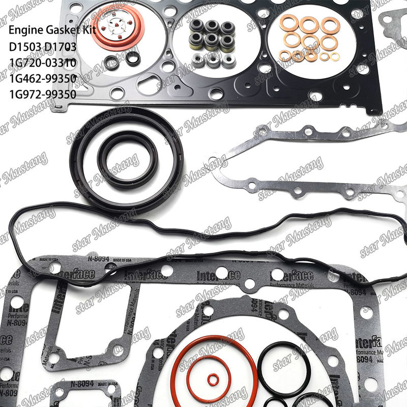 D1503 D1703 Tam Dayanıklı Metal 1G720-03310 1G462-99350 1G972-99350 Kubota için Uygun
