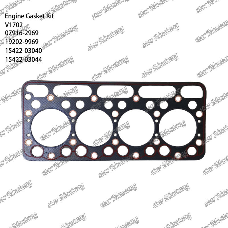 V1702 Kubota için uygun tam dikiş seti 07916-2969 19202-9969 15422-03040 15422-03044