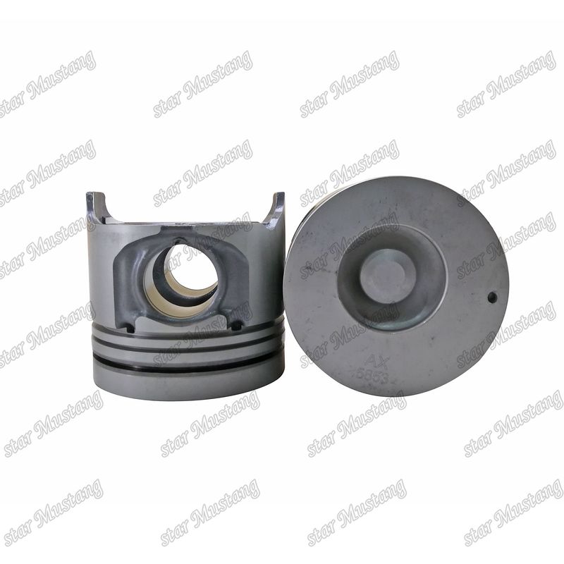 Piston 4JH1 valf işareti olmadan, güçlendirilmiş, iç soğutma 8-97305-585-3 Isuzu Motor yedek parçaları için