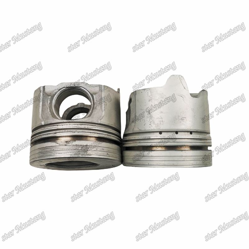 Piston 10PD1 Isuzu Motor yedek parçaları için düz tabanlı 1-12111-804-0