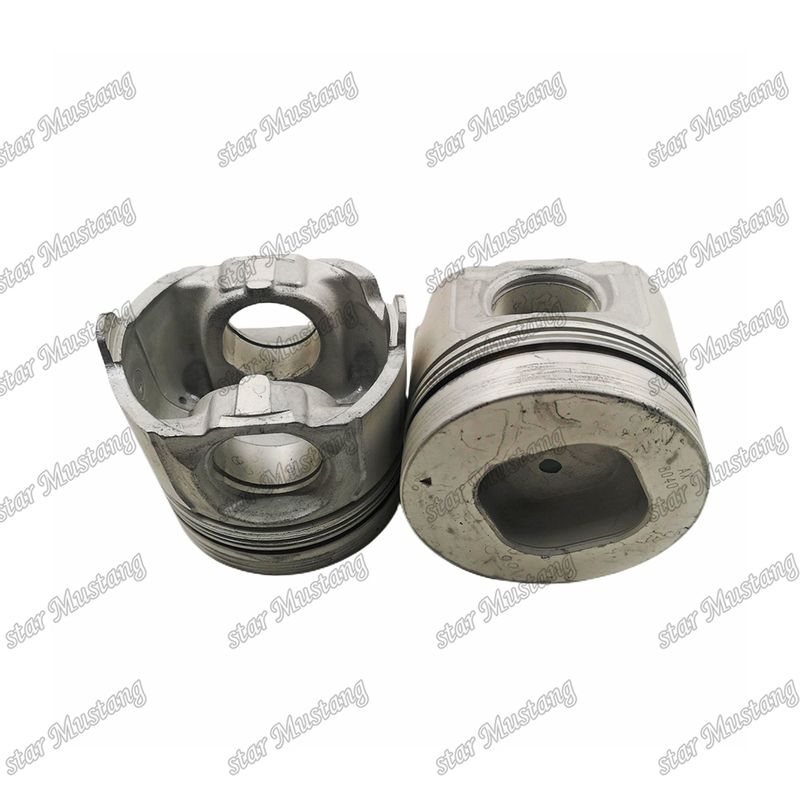 Piston 10PD1 Isuzu Motor yedek parçaları için düz tabanlı 1-12111-804-0