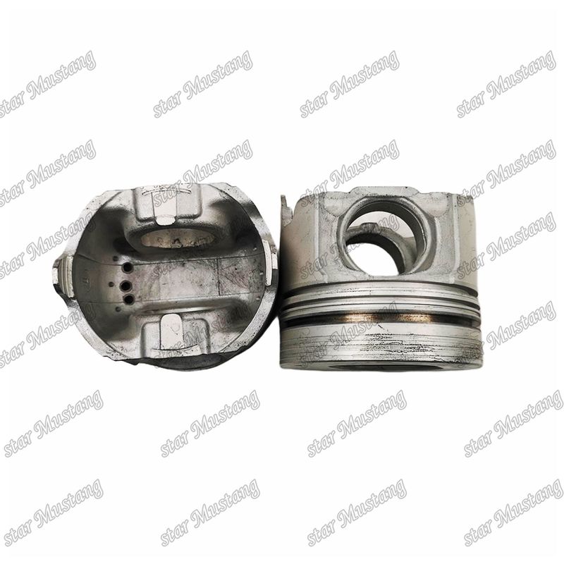 Piston 10PD1 Isuzu Motor yedek parçaları için düz tabanlı 1-12111-804-0