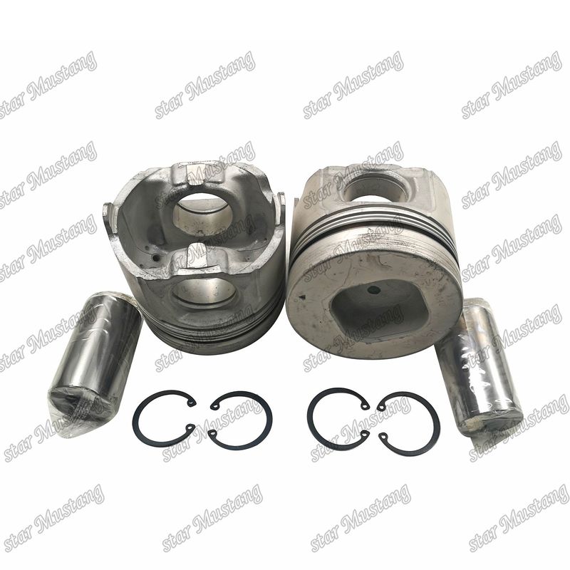Piston 10PD1 Isuzu Motor yedek parçaları için düz tabanlı 1-12111-804-0
