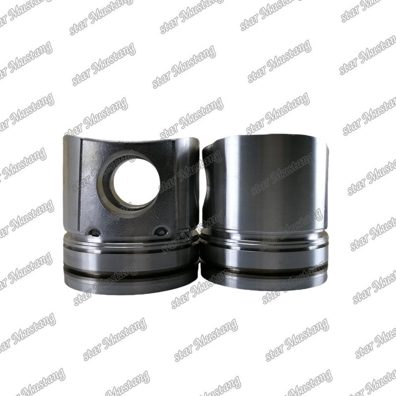 Piston 4D102 6D102 51mm Yanma odası 6735-31-2110 6735-31-2111 6735-31-2140 Kumatsu Motor yedek parçaları için