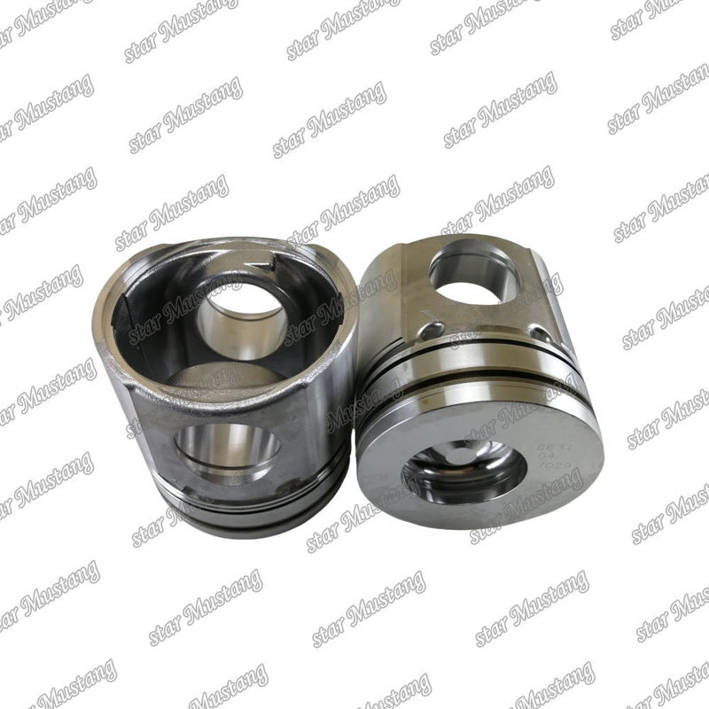 Piston 4D102 6D102 51mm Yanma odası 6735-31-2110 6735-31-2111 6735-31-2140 Kumatsu Motor yedek parçaları için