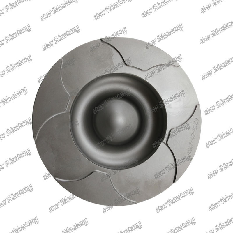 Piston 6D140 S6D140-1 Uygulanabilir modeller Ekskavatör PC650-3 Buldozer D135-2 D155-3 Kumatsu Motoru yedek parçaları için