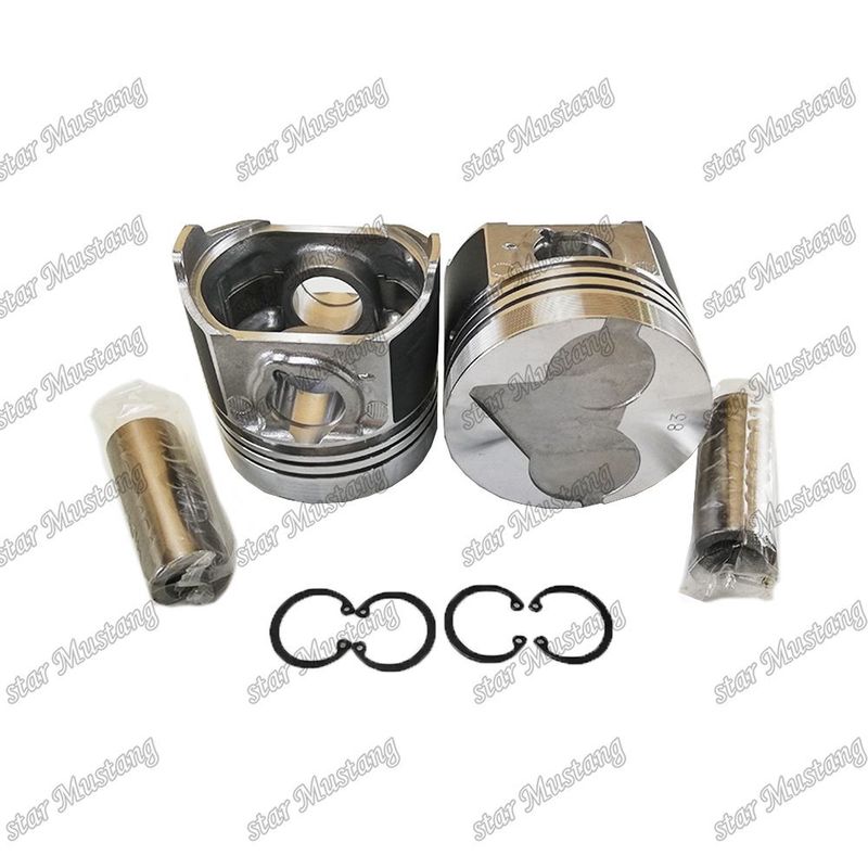 Piston D1503 V2003 Üçgen tabanı 1G701-21112 1A021-21112 Kubota motor yedek parçaları için