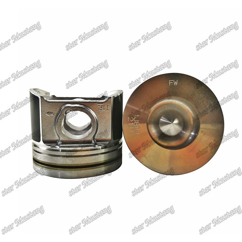 Piston V2403 Yanma odası 44mm 1J884-2111 1J884-21110 Kubota motor yedek parçaları için
