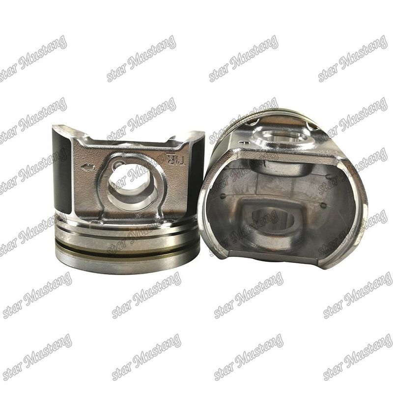 Piston V2403 Yanma odası 44mm 1J884-2111 1J884-21110 Kubota motor yedek parçaları için