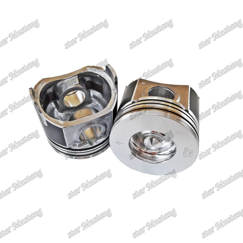 Piston V2607 CR Kubota Motor yedek parçaları için yanma odası 45.5mm 1J700-21110