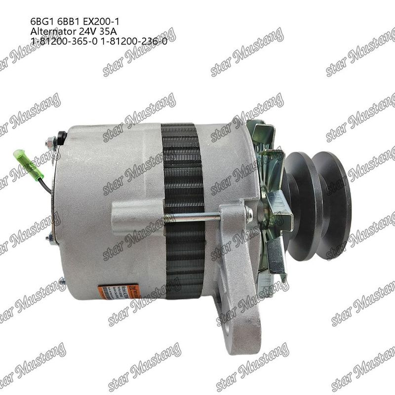 Alternatör 6BG1 6BB1 EX200-1 24V 35A 1-81200-365-0 1-81200-236-0