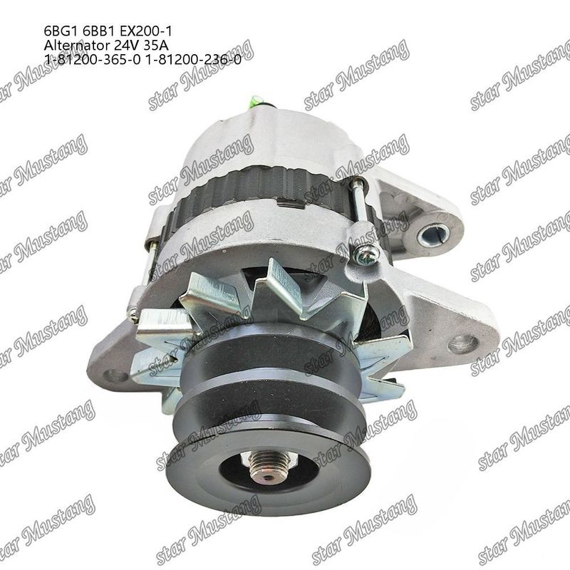 Alternatör 6BG1 6BB1 EX200-1 24V 35A 1-81200-365-0 1-81200-236-0
