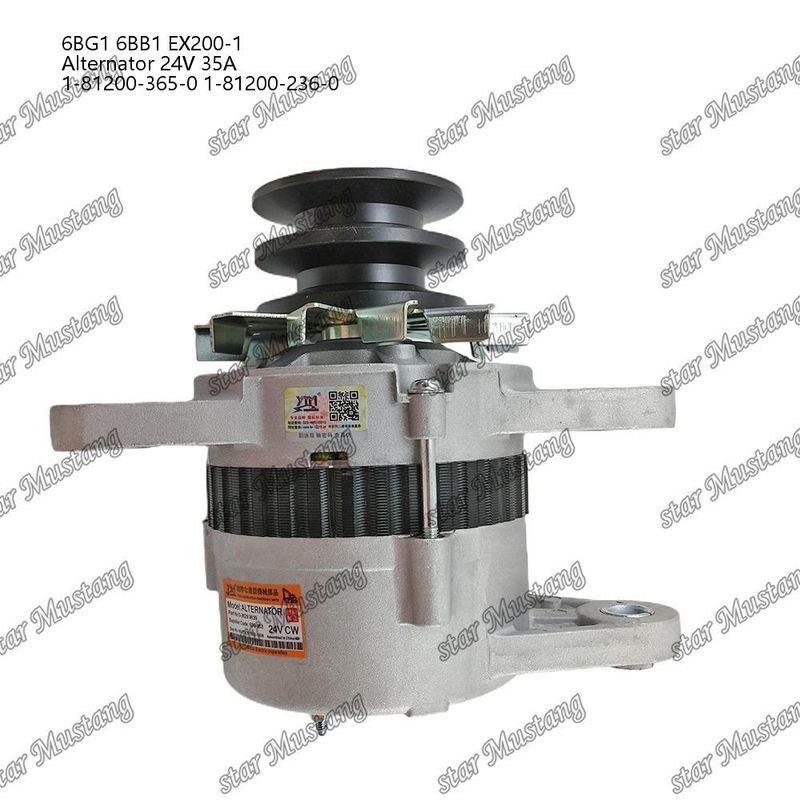 Alternatör 6BG1 6BB1 EX200-1 24V 35A 1-81200-365-0 1-81200-236-0