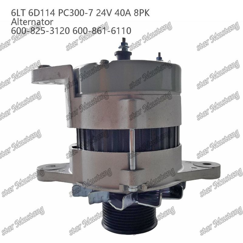 Alternatör 6LT 6D114 PC300-7 24V 40A 8PK 600-825-3120 600-861-6110