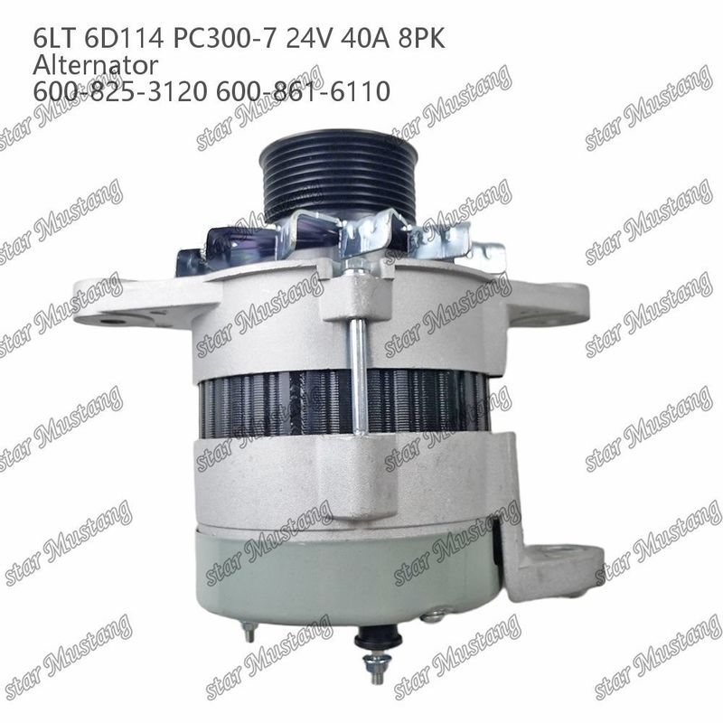 Alternatör 6LT 6D114 PC300-7 24V 40A 8PK 600-825-3120 600-861-6110
