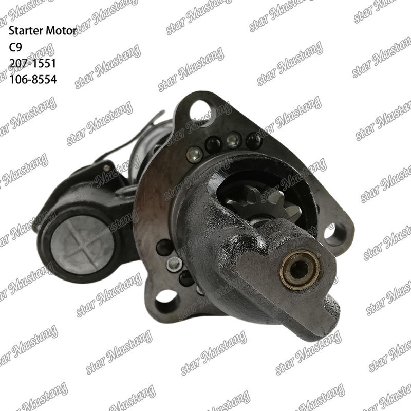 Motor Starter Motoru C9 11T 207-1551 106-8554 Caterpillar Motor yedek parçaları için