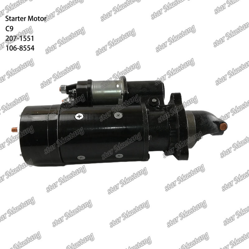 Motor Starter Motoru C9 11T 207-1551 106-8554 Caterpillar Motor yedek parçaları için