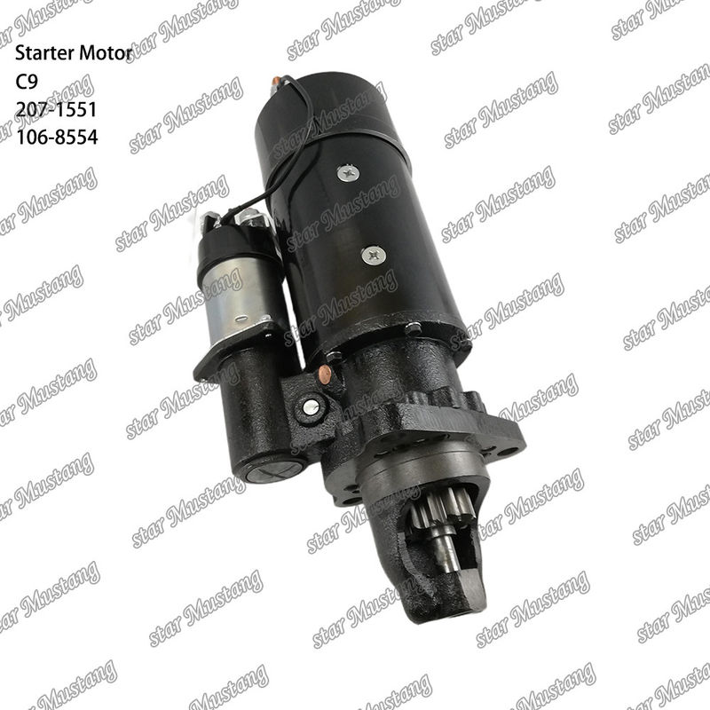 Motor Starter Motoru C9 11T 207-1551 106-8554 Caterpillar Motor yedek parçaları için
